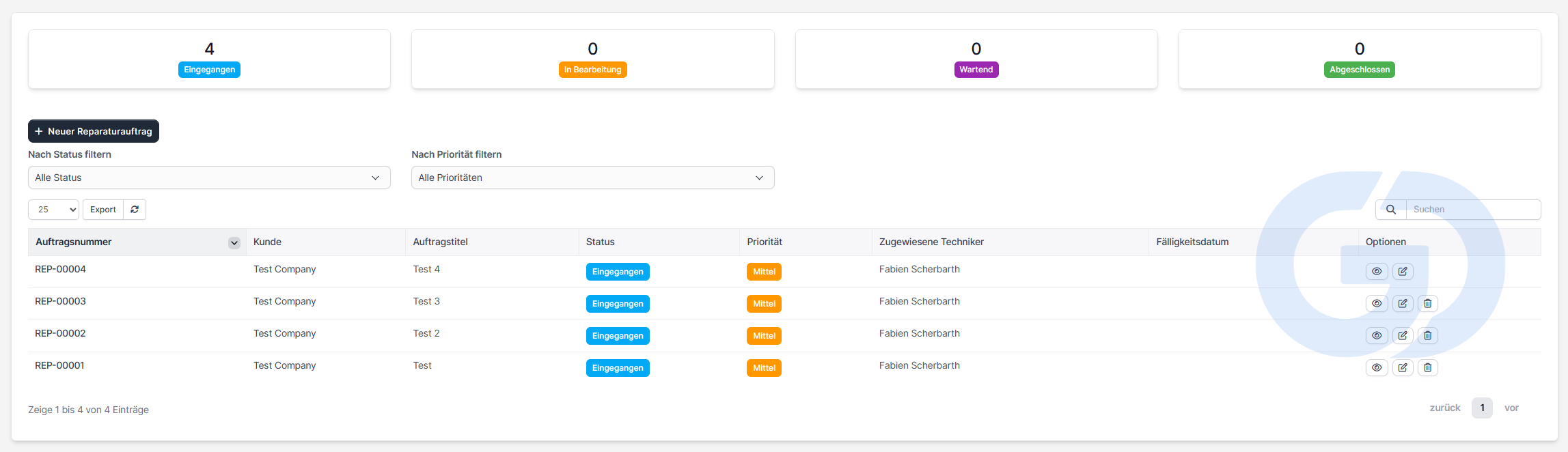 Repair Management Module
